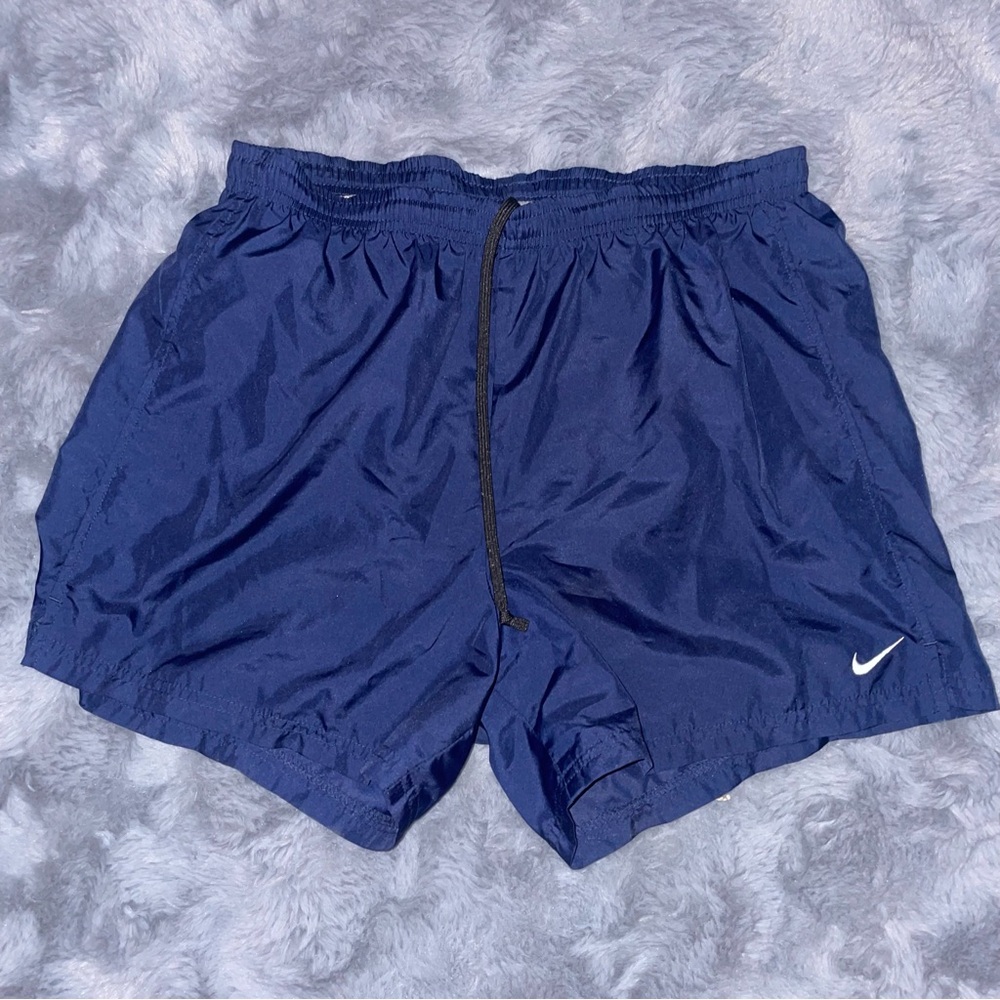 Vintage Nike Navy Blue Sports Shorts